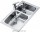 Мойка для кухни прямоугольная Teka CLASSIC 2B 80  1.5 чаши  врезная  нержавеющая сталь  хром 11119055