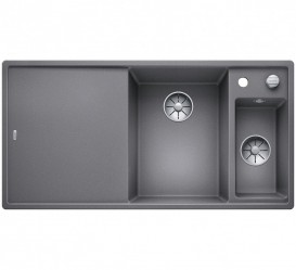 Мийка для кухні прямокутна BLANCO Axia III 6 S-F SILGRANIT® алюметаллик 523485