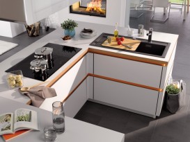 Мийка для кухні прямокутна BLANCO Adon XL 6S SILGRANIT врізна з клапаном-автоматом мускат 523612