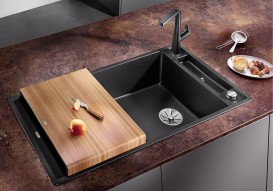 Мойка для кухни прямоугольная BLANCO Axia III XL 6 S-F SILGRANIT® алюметаллик 523522