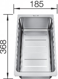 Мийка для кухні прямокутна BLANCO Axia III 6S SILGRANIT врізна з клапаном-автоматом темна скеля 523463