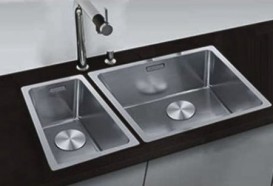 Мийка для кухні прямокутна Blanco Andano 180-IF нержавіюча сталь дзеркальна поліровка +522951