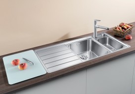 Мийка для кухні прямокутна BLANCO AXIS III 6S-IF чаша справа нержавіюча сталь дзеркальна поліровка 522104