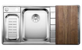 Мийка для кухні прямокутна BLANCO AXIS III 6S-IF чаша зліва нержавіюча сталь дзеркальна поліровка 522105