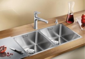 Мойка для кухни прямоугольная Blanco Andano 400/400-IF нержавеющая сталь  зеркальная полировка 522985