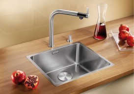 Мийка для кухні прямокутна Blanco Andano 500-IF нержавіюча сталь дзеркальна поліровка 522965