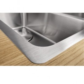 Мойка для кухни прямоугольная Blanco Andano 340/340-IF нержавеющая сталь полированная 522981