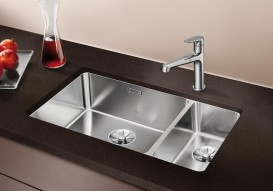 Мойка для кухни прямоугольная Blanco Andano 500/180-U  нержавеющая сталь полированная  чаша слева 522991