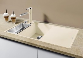 Мойка для кухни прямоугольная Blanco Axia III 6 S SILGRANIT PuraDur® шампань 524649