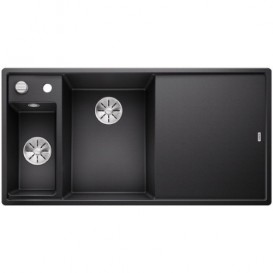 Мойка для кухни прямоугольная Blanco Axia III 6 S SILGRANIT PuraDur® антрацит 524653