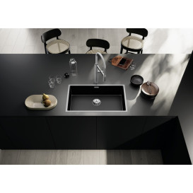 Мийка для кухні прямокутна Blanco CLARON 700-IF Durinox Dark Steel Edition 527837