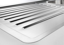 Мийка для кухні прямокутна BLANCO CLASSIC PRO 45 S-IF нержавіюча сталь клапан-автомат дзеркальна поліровка 523661