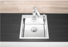 Мойка для кухни прямоугольная Blanco CLARON 400-IF/А нержавеющая сталь  зеркальная полировка 521632