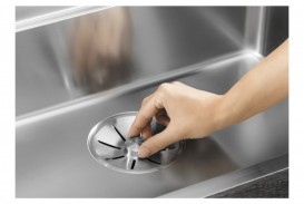 Мойка для кухни прямоугольная Blanco CLARON 400-IF/А нержавеющая сталь  зеркальная полировка 521632