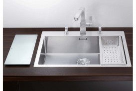 Мийка для кухні прямокутна Blanco CLARON 700-IF/А нержавіюча сталь дзеркальне полірування 521634