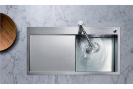 Мийка прямокутна для кухні Blanco CLARON 5 S-IF/А чаша справа нержавіюча сталь дзеркальне полірування 521625