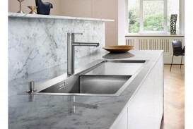 Мийка прямокутна для кухні Blanco CLARON 5 S-IF/А чаша справа нержавіюча сталь дзеркальне полірування 521625