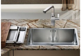 Мийка для кухні прямокутна Blanco CLARON 450-IF нержавіюча сталь дзеркальна поліровка 521 574