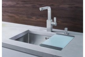 Мойка для кухни прямоугольная Blanco CLARON 500-U нержавеющая сталь  зеркальная полировка 521577