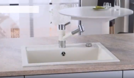 Мийка для кухні прямокутна Blanco DALAGO 6-F штучний граніт білий 514771