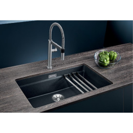 Мийка для кухні прямокутна Blanco ETAGON 700-U SILGRANIT PuraDur кава 527768