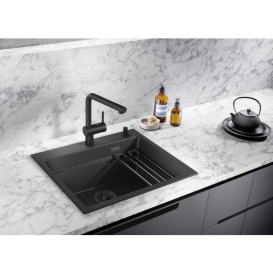 Мойка для кухни прямоугольная Blanco ETAGON 6 SILGRANIT PuraDur серый беж 527753