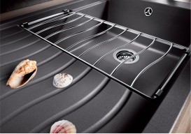 Мойка для кухни прямоугольная BLANCO ELON XL 8 S врезная  искусственный гранит  антрацит 524860