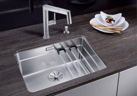 Мойка для кухни прямоугольная Blanco Etagon 500-U нержавеющая сталь  зеркальная полировка 521841