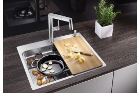 Мойка для кухни квадратая Blanco Etagon 500-IF-A нержавеющая сталь  зеркальная полировка 521748