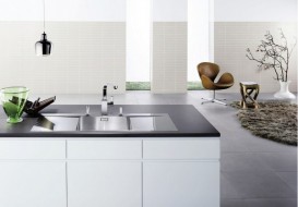 Мойка для кухни прямоугольная Blanco FLOW 5 S-IF нержавеющая сталь  зеркальная полировка 521637