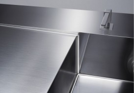 Мойка для кухни прямоугольная Blanco FLOW 5 S-IF нержавеющая сталь  зеркальная полировка 521637