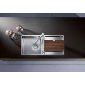 Мийка для кухні прямокутна Blanco JARON XL 6 S нержавеющая сталь дзеркальна поліровка 521666