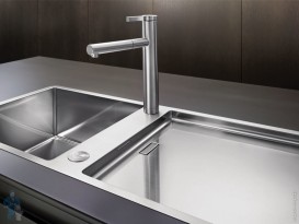 Мийка для кухні прямокутна Blanco JARON XL 6 S нержавеющая сталь дзеркальна поліровка 521666