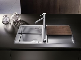 Мийка для кухні прямокутна Blanco JARON XL 6 S нержавеющая сталь дзеркальна поліровка 521666