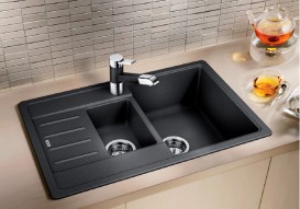 Мийка для кухні прямокутна BLANCO Legra 6 S Compact SILGRANIT® врізна Антрацит 521302