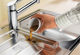 Мойка для кухни прямоугольная BLANCO Livit 45 S нержавеющая сталь полированная 514788