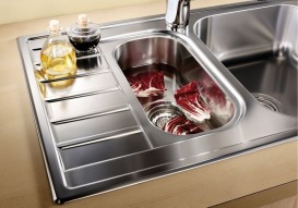 Мийка для кухні прямокутна Blanco Livit 6S Compact нержавіюча сталь декор 515794