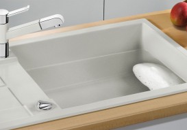 Мийка для кухні прямокутна BLANCO METRA XL 6 S SILGRANIT врізна з клапаном-автоматом білий 515280