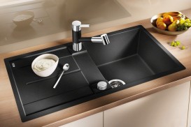 Мойка для кухни прямоугольная BLANCO Metra 5S SILGRANIT® PuraDur® антрацит 513044