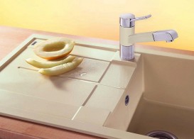 Мойка для кухни прямоугольная BLANCO Metra 5S SILGRANIT® PuraDur® жасмин 513038