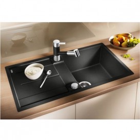 Мийка для кухні прямокутна Blanco METRA 5 S-F клапан-автомат темна скеля 519102