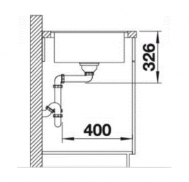 Мийка для кухні прямокутна Blanco METRA 5 S-F клапан-автомат білий 519099