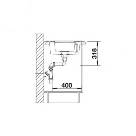 Мийка для кухні прямокутна Blanco Metra 6 S SILGRANIT PuraDur® бетон 525313