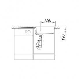 Мийка для кухні прямокутна Blanco Metra XL 6S SILGRANIT PuraDur® бетон 525315