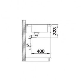 Мийка для кухні прямокутна BLANCO Palona 6 кераміка глянсовий білий 524731