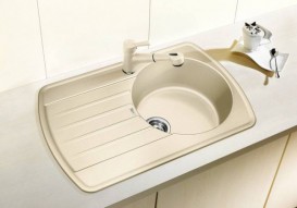 Мийка для кухні прямокутна BLANCO Rondoval 45 S SILGRANIT® PuraDur® жасмин 515765