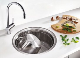 Мийка для кухні кругла Blanco RONDOSOL-IF полірована нержавіюча сталь 514 647