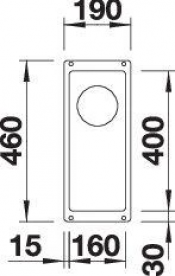 Мийка для кухні прямокутна BLANCO SUBLINE 160-U пісочний 513395