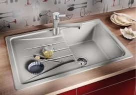 Мойка для кухни прямоугольная BLANCO SONA 5S SILGRANIT врезная  белый 519674