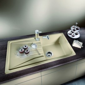 Мойка для кухни прямоугольная BLANCO SONA 5S SILGRANIT врезная  жасмин 519675